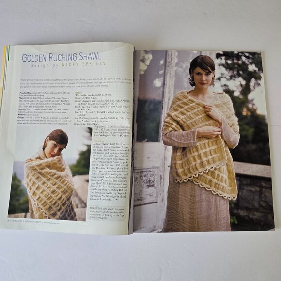 Interweave Knits Winter 2002/2003 Magazine Featuring Romantic Sweaters Patterns - Picture 6 of 16